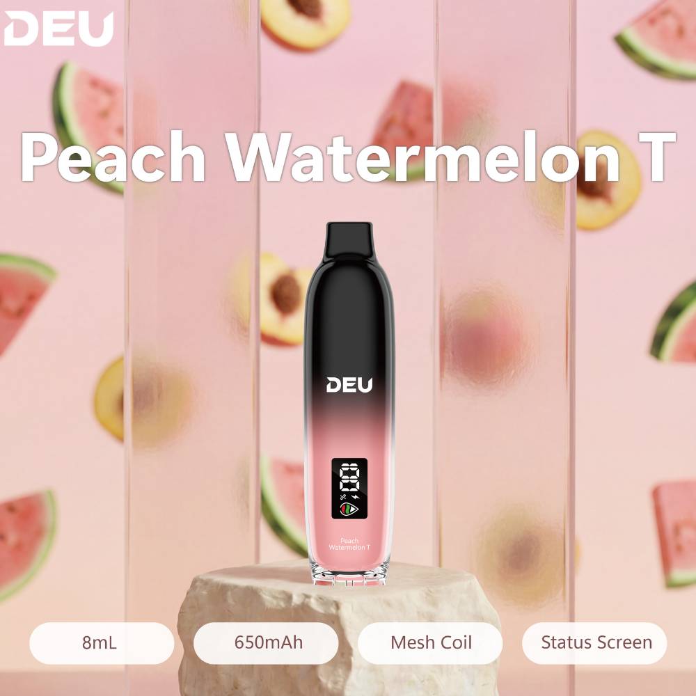DEU-8ML-Disposable-Vape-Peach-Watermelon-T